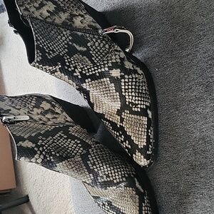 Awesome snake skin boots